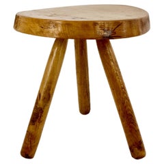 Vintage Rustic primitive stool from Ireland
