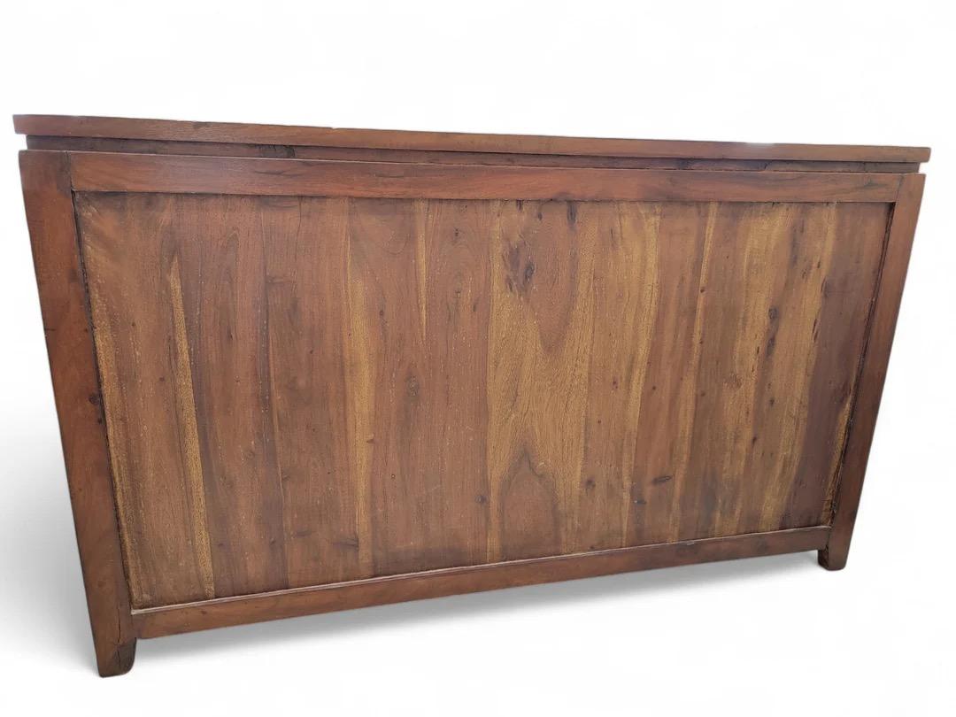 20th Century Vintage Rustic Reclaimed Barnwood Sideboard For Sale