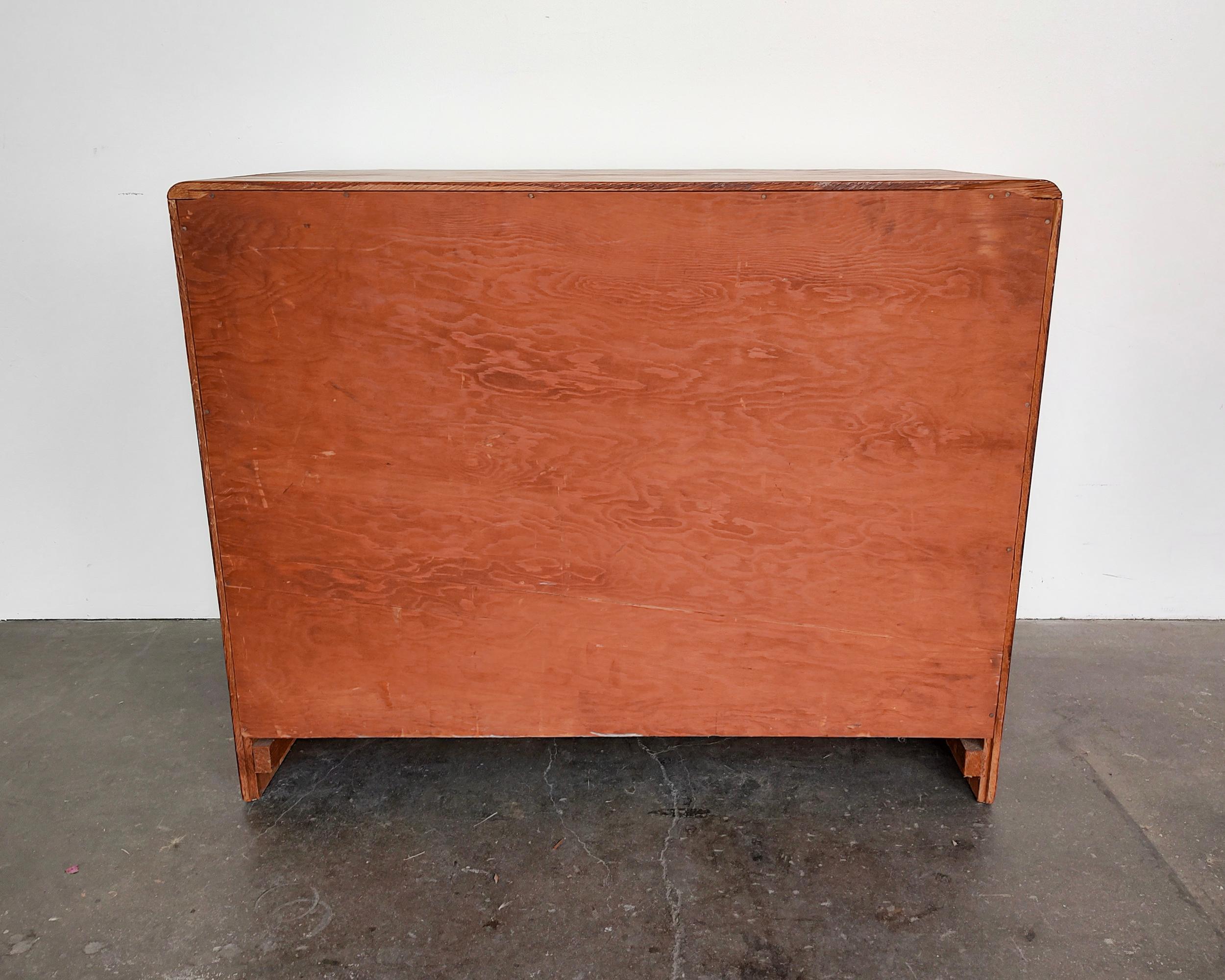 Vintage Rustic Solid Douglas Fir Bachelor Dresser 1950s For Sale 6