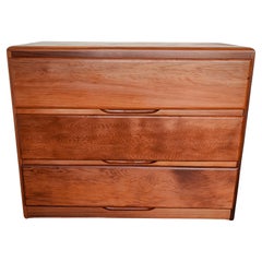 Used Rustic Solid Douglas Fir Bachelor Dresser 1950s