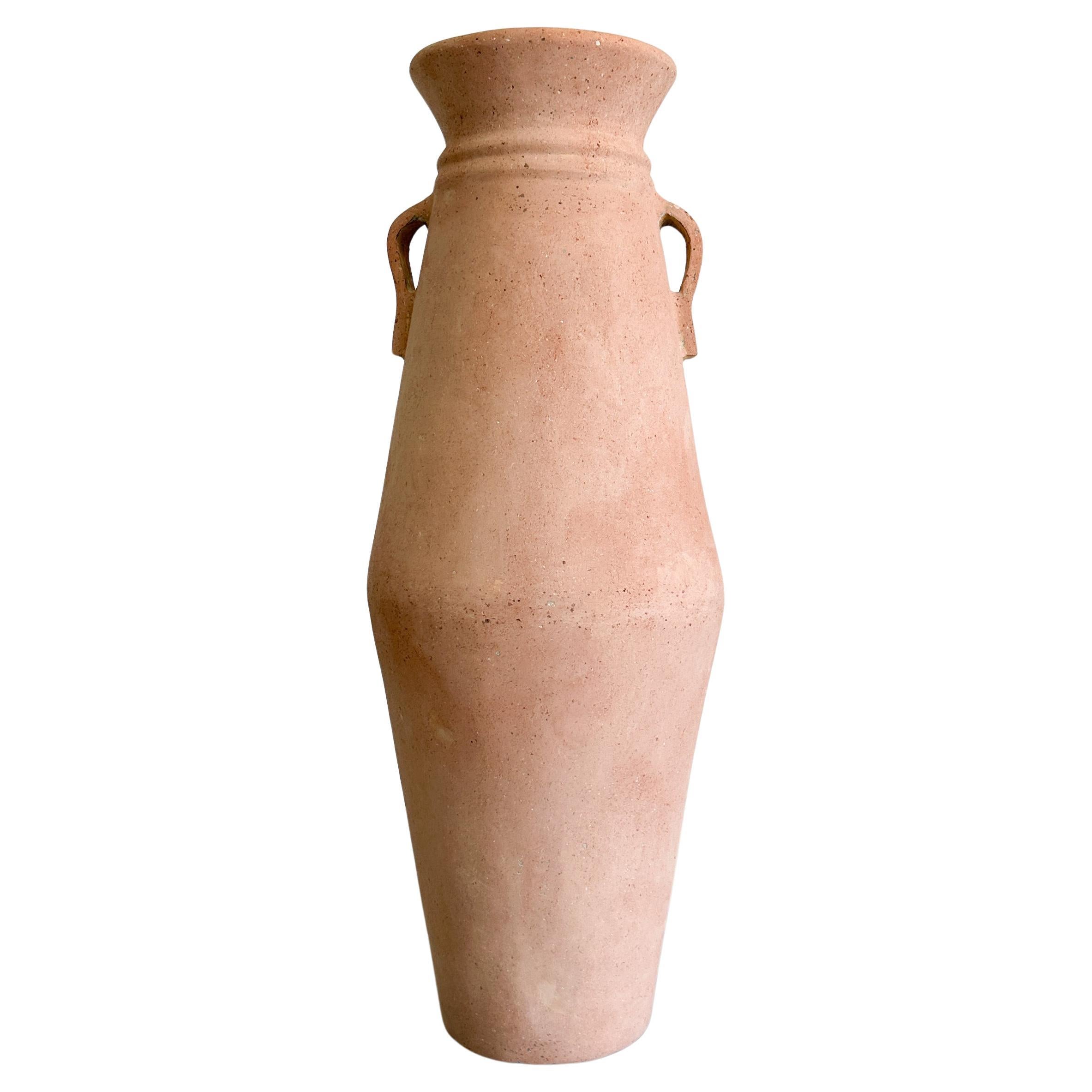 Vintage Rustic Terracotta Extra Large Vessel Floor Vase