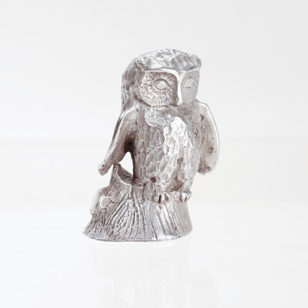 miniature owl figurines