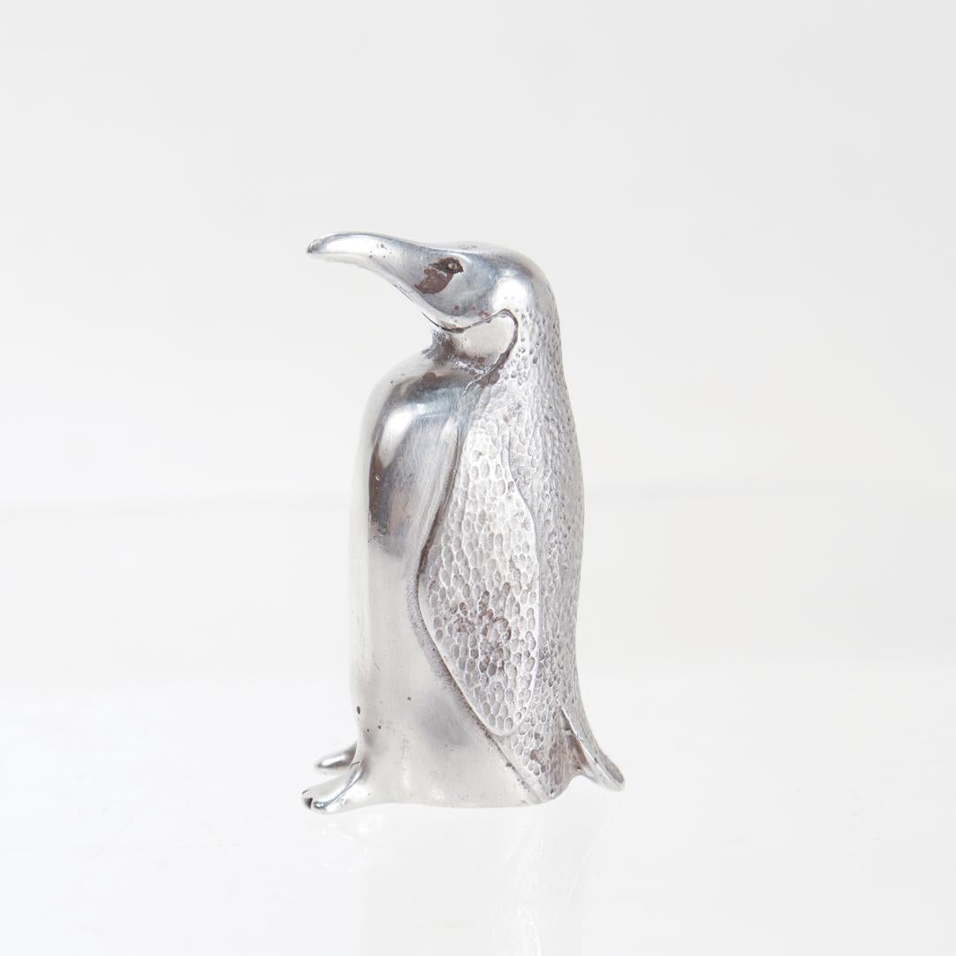 Vintage S. Kirk & Son Sterling Silber Miniatur Pinguin Figur für Damen oder Herren im Angebot