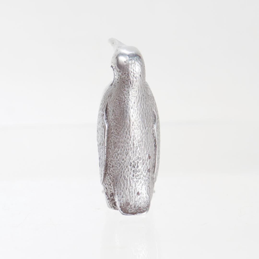 Vintage S. Kirk & Son Sterling Silber Miniatur Pinguin Figur 1