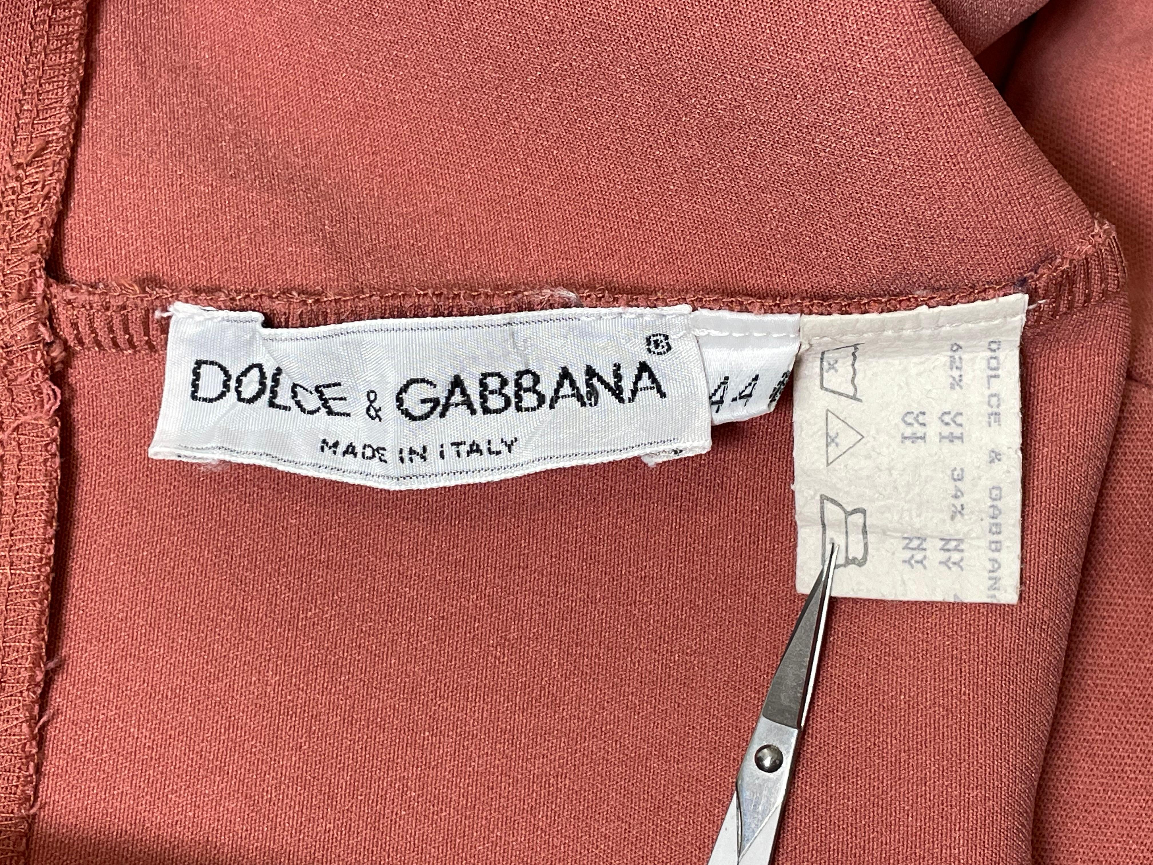 Vintage S/S 1991 Dolce & Gabbana Pin-Up Crop Top & High Waist Bodycon Skirt Set 1