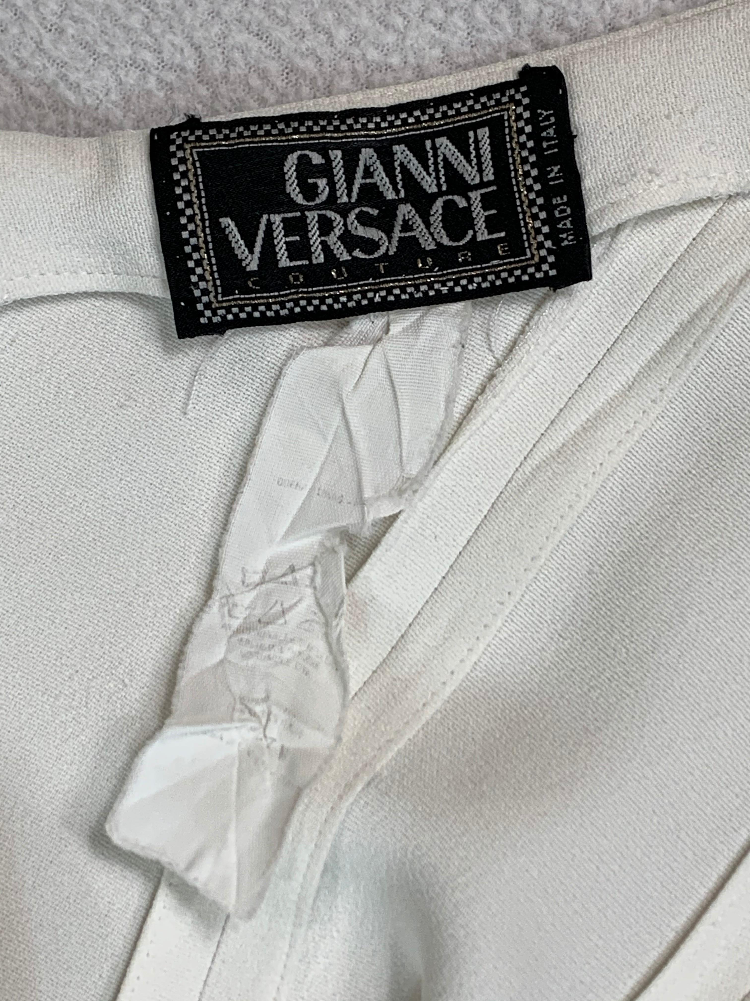 vintage versace white dress
