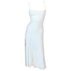 Vintage S/S 1997 Gianni Versace White Princess Summer Dress