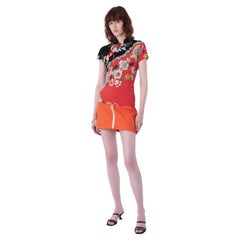 Vintage S/S 2003 Chinoiserie Short Sleeve Top