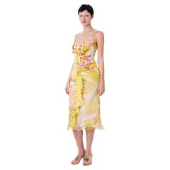 Vintage S/S 2003 Silk Cami & Skirt Yellow Co-ord Set