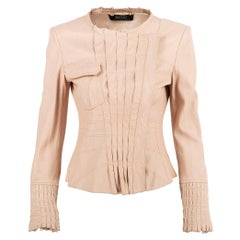 Vintage S/S 2004 Tom Ford for Gucci Nude Leather Jacket