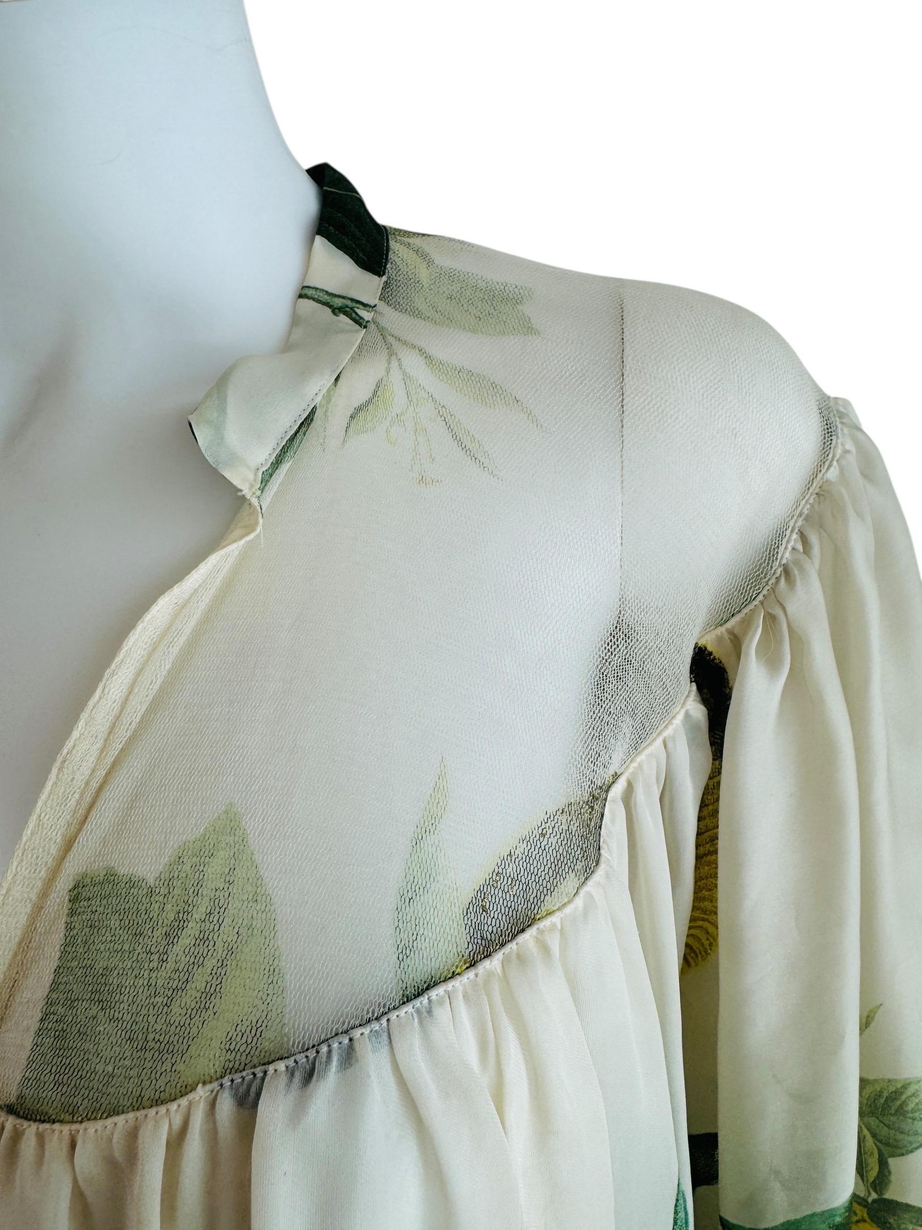 Femenino o masculino Vintage S/S 2005 Roberto Cavalli Pasarela Limón Serpiente Seda Mini Vestido en venta
