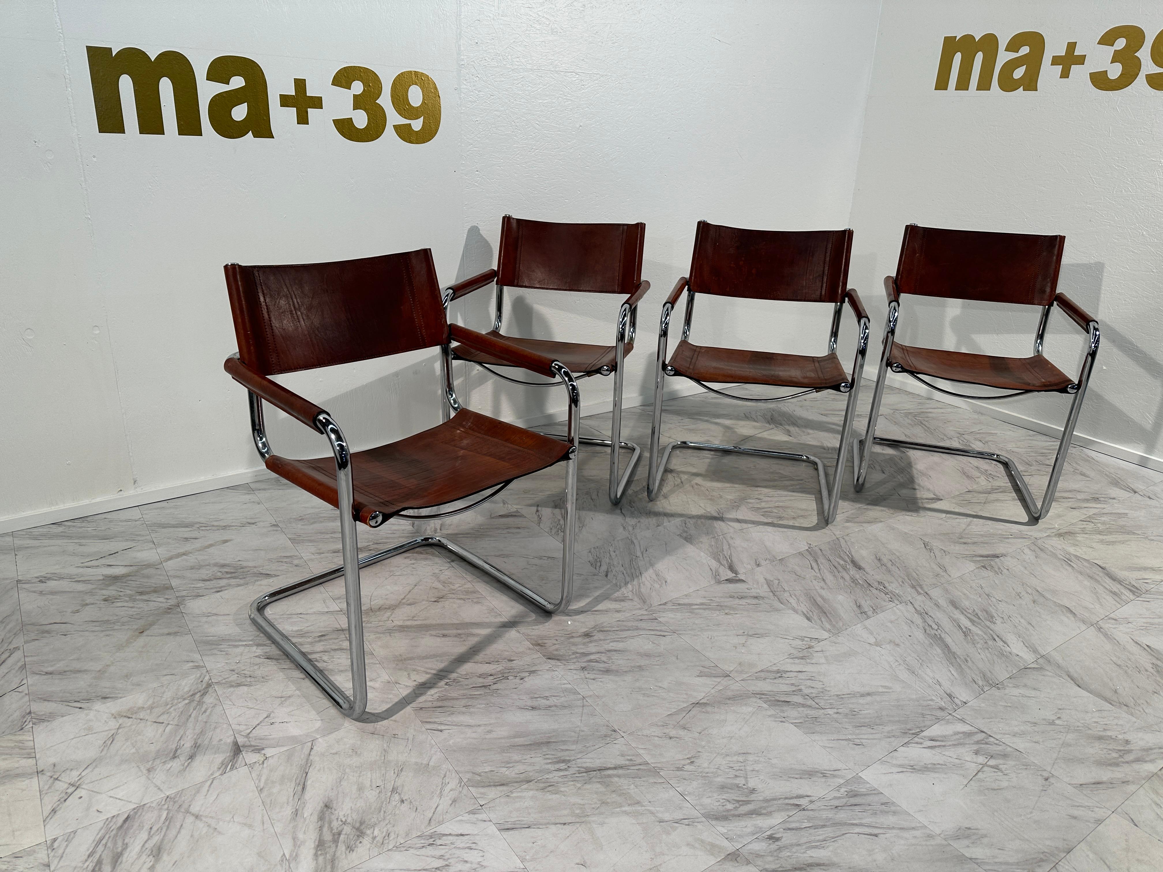 Vintage S34 Armchairs by Mart Stam & Marcel Breuer for Thonet, 1950s For Sale 2