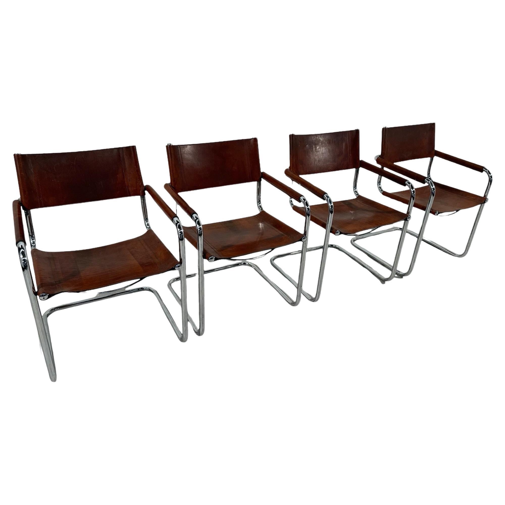 Vintage S34 Armchairs by Mart Stam & Marcel Breuer for Thonet, 1950s For Sale