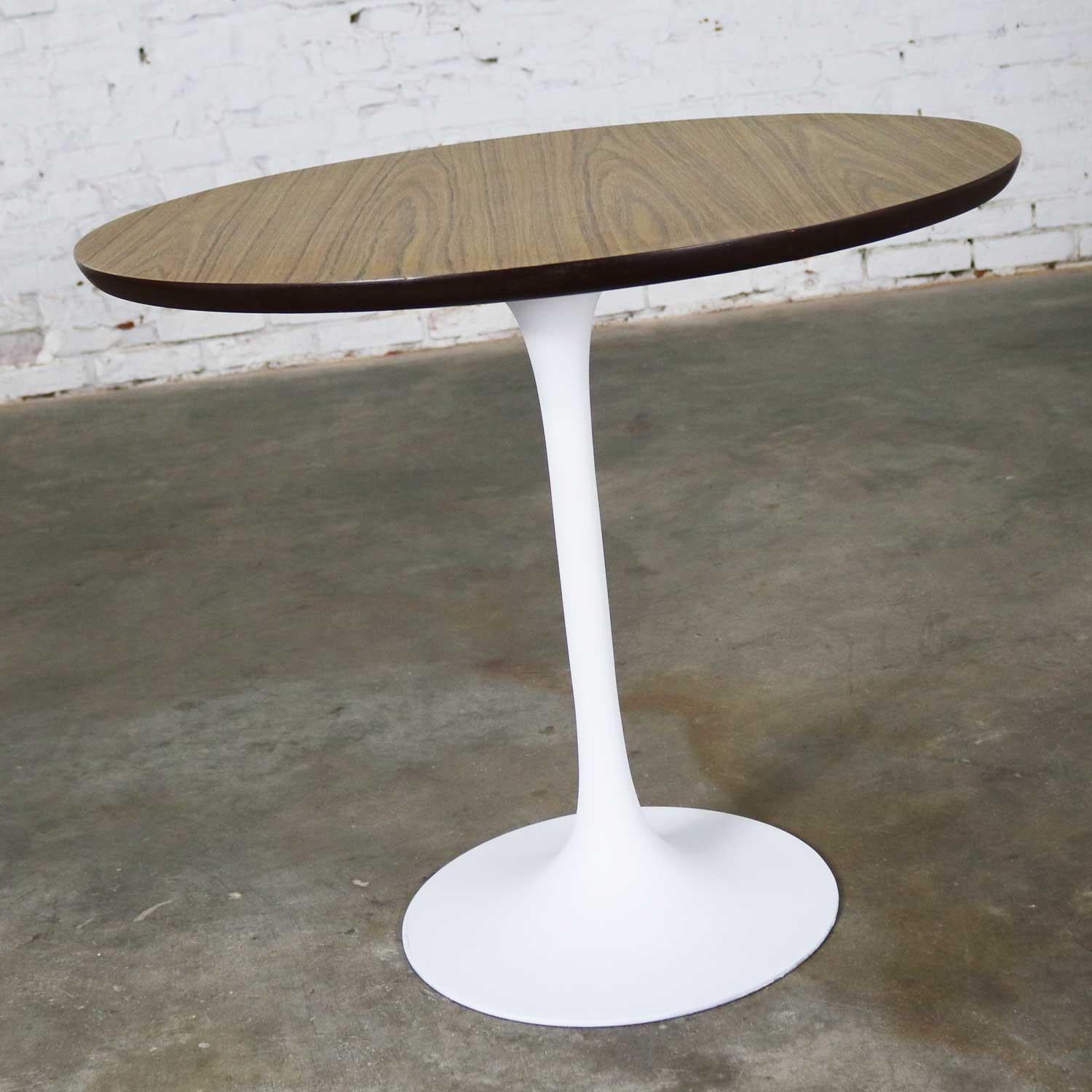 white tulip table