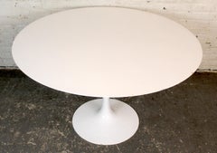 Vintage Saarinen Style White Tulip Table