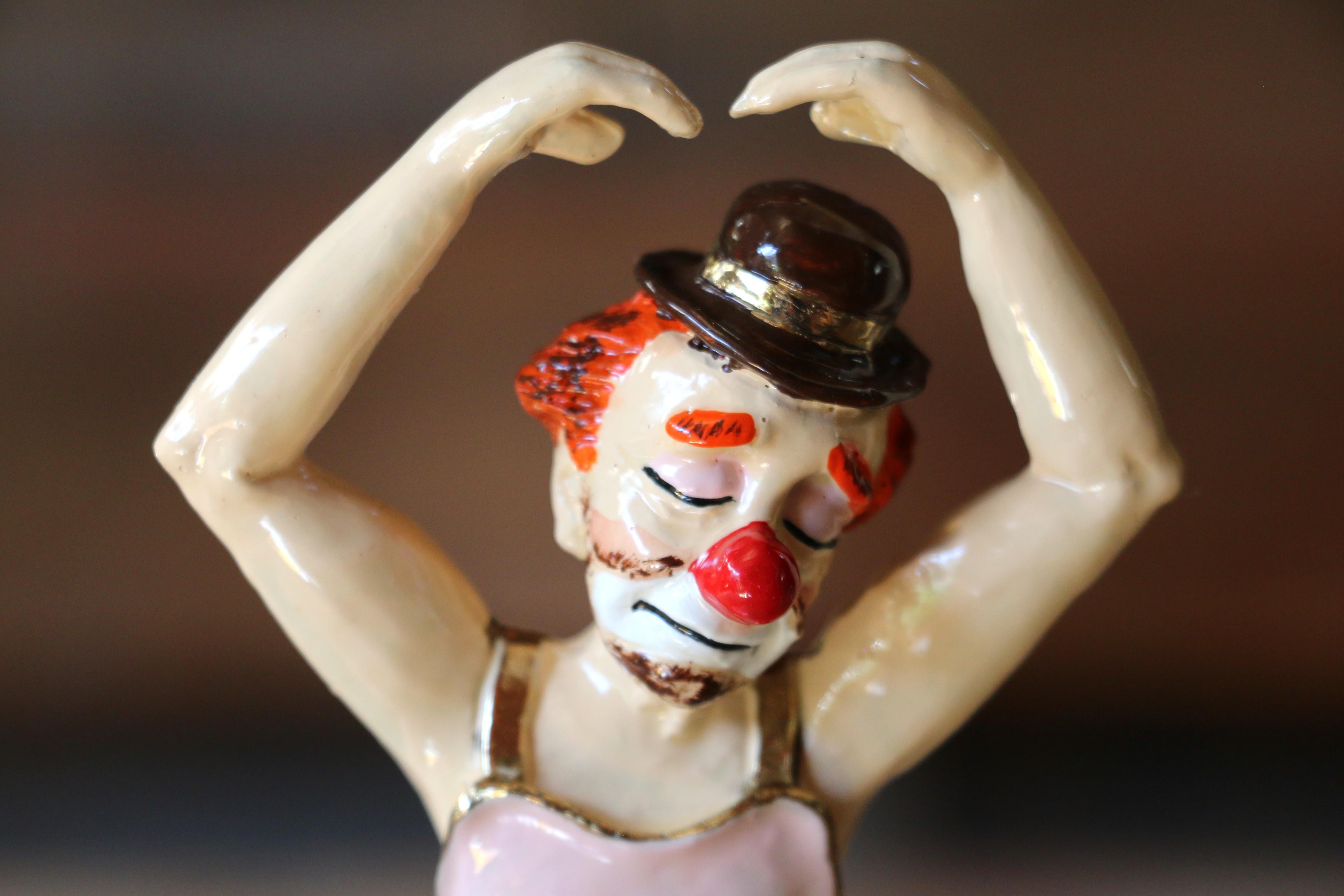 Figurina di clown d'epoca 