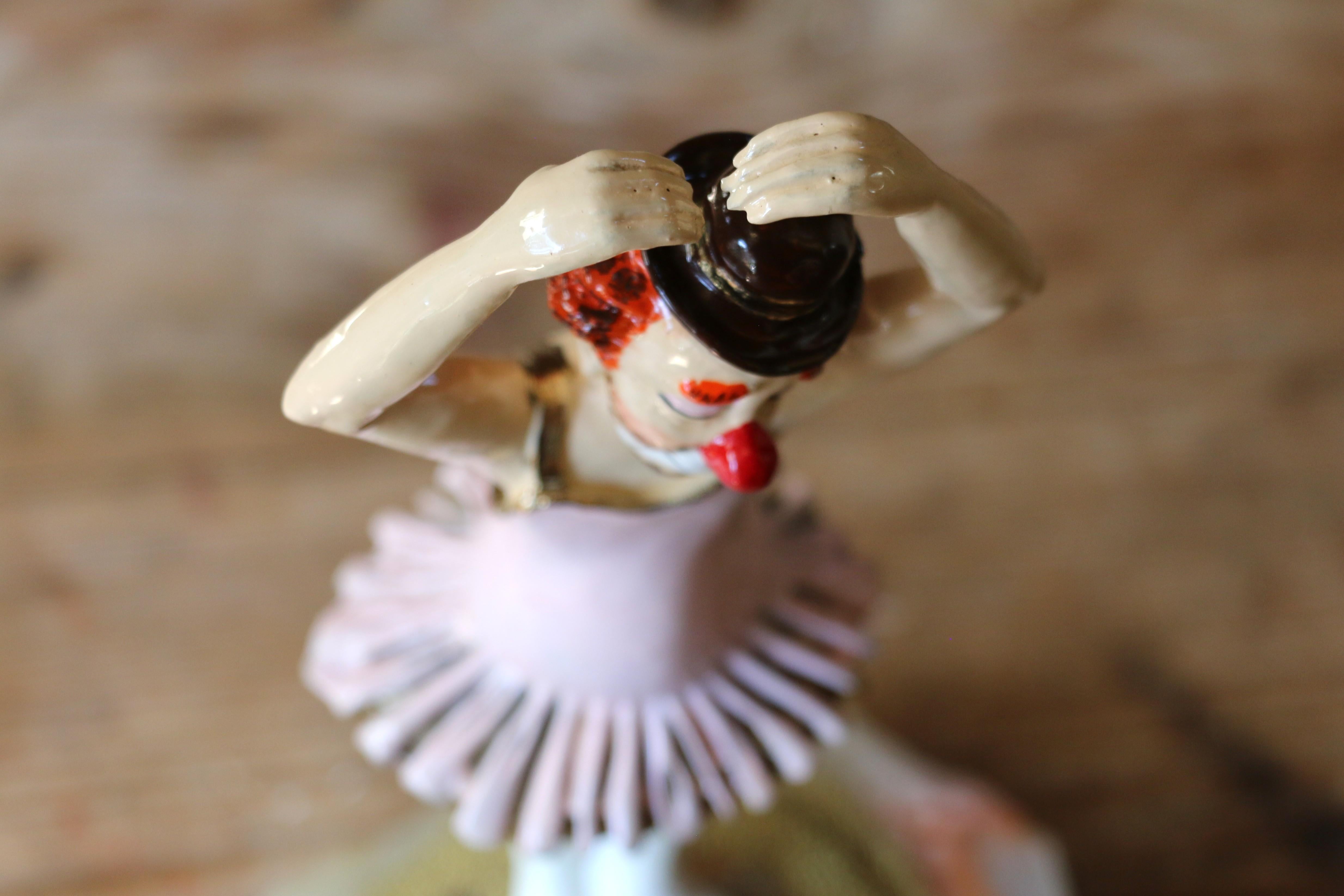 Figurina di clown d'epoca 