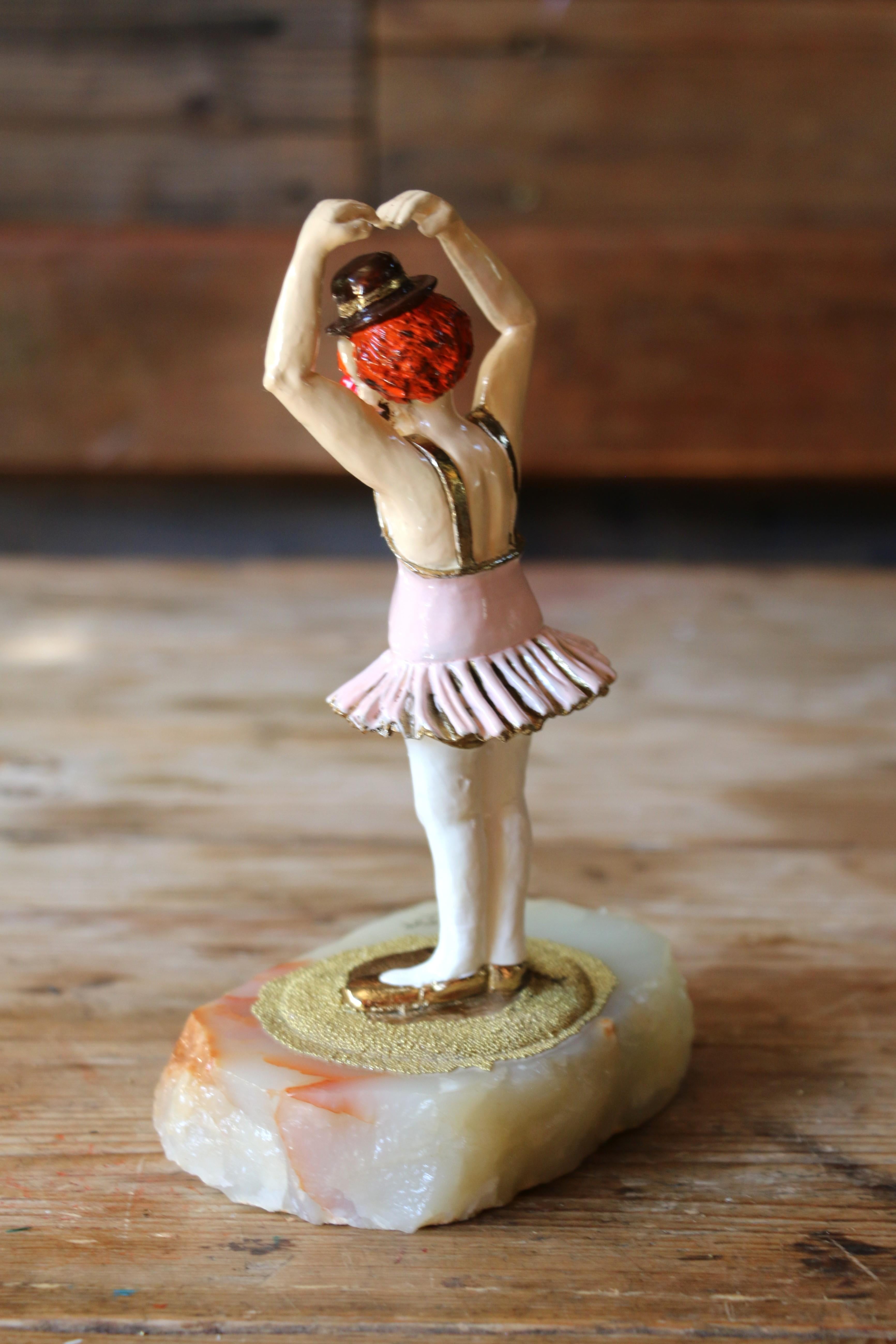 Americano Figurina di clown d'epoca 
