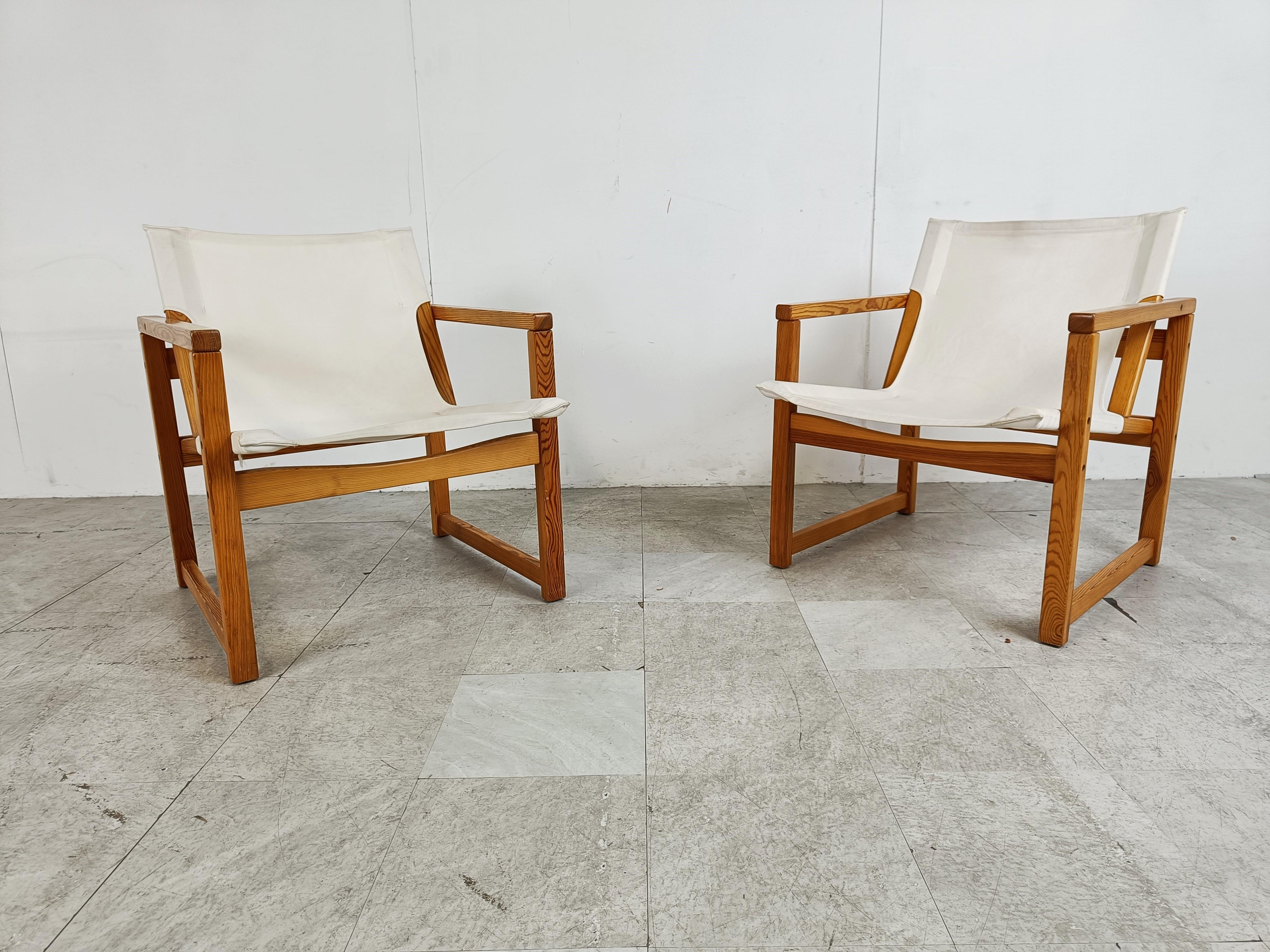 Swedish Vintage Safari Chairs by Tord Bjorlund for Ikea, 1980s