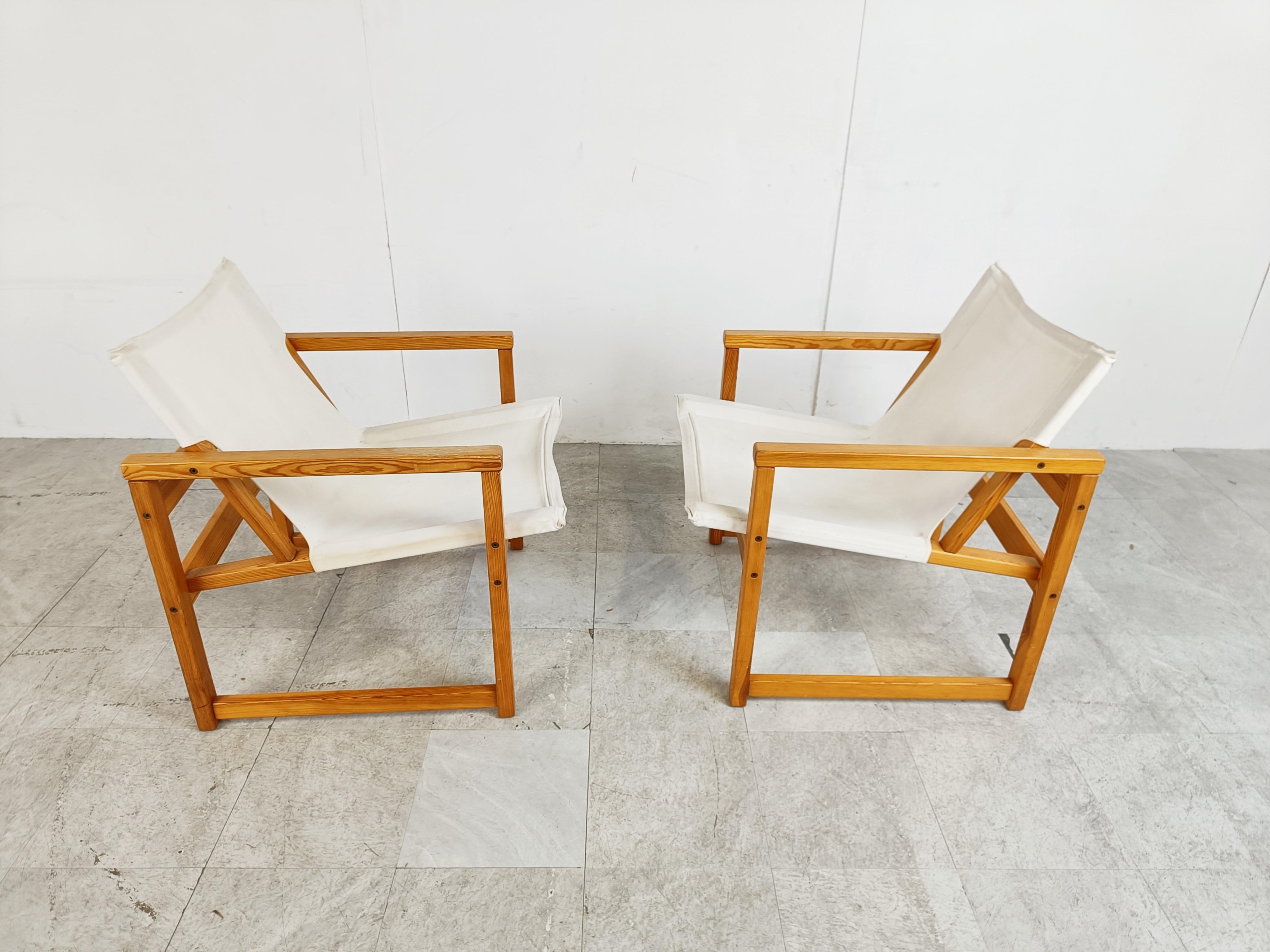 Vintage Safari Chairs by Tord Bjorlund for Ikea, 1980s In Good Condition In HEVERLEE, BE