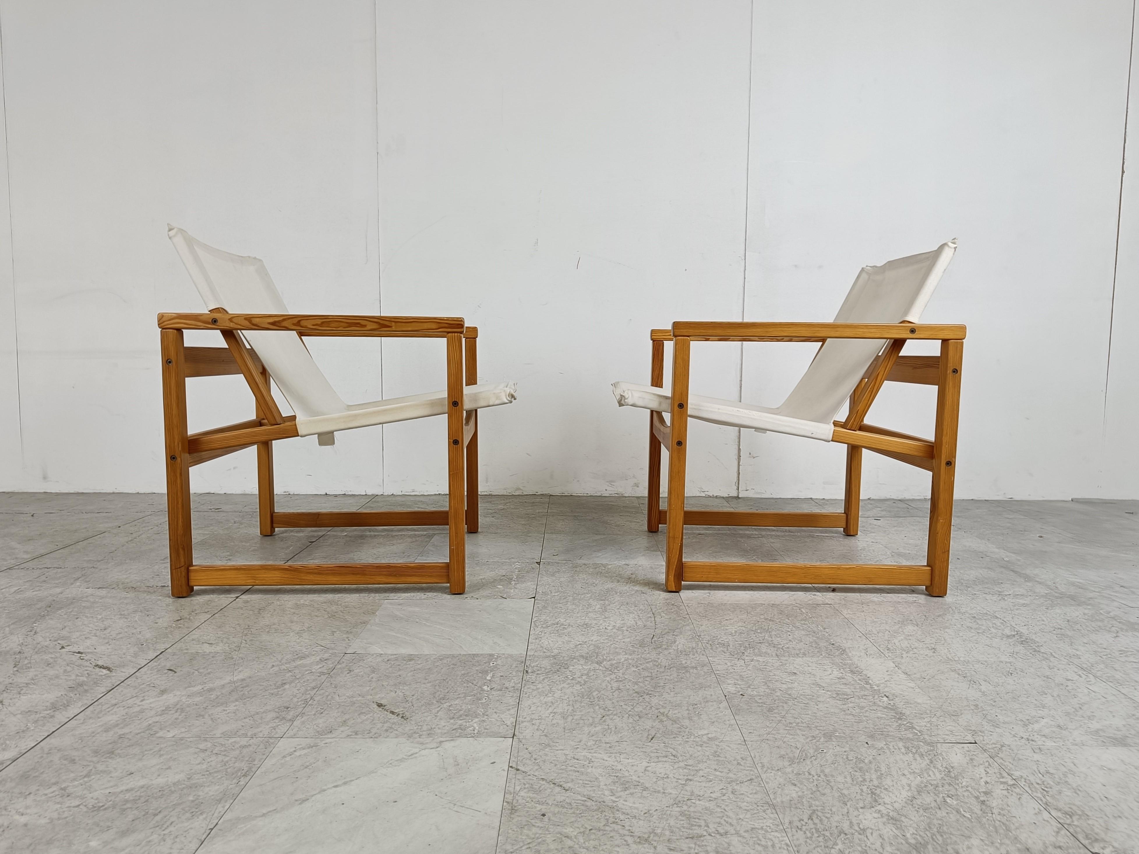 Late 20th Century Vintage Safari Chairs by Tord Bjorlund for Ikea, 1980s