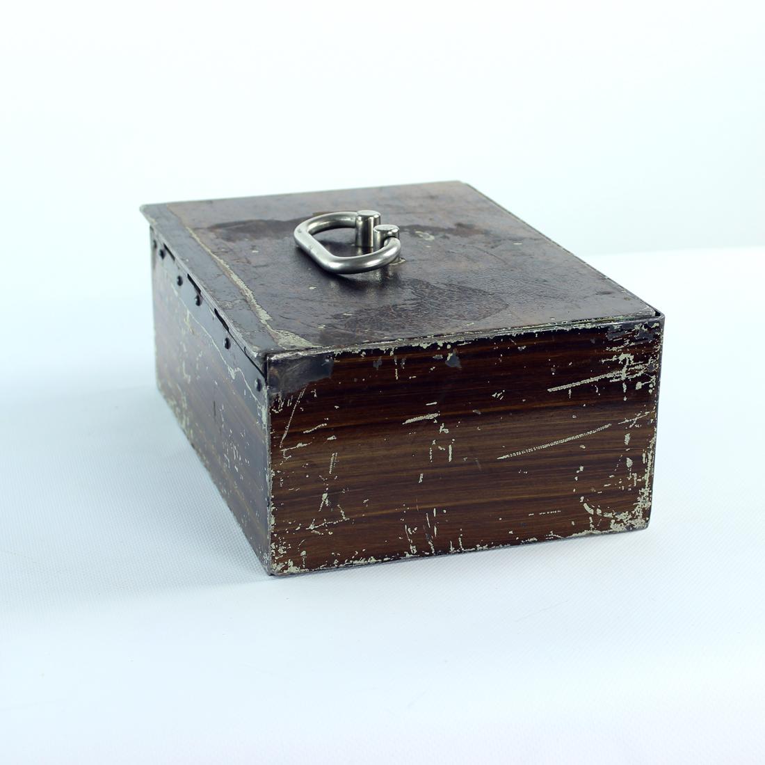 Vintage Safe Deposit Box, Czechoslovakia 1930s For Sale 3