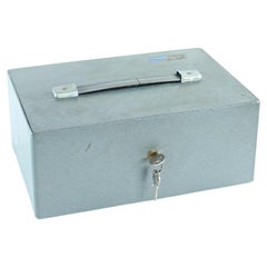 Used Safe Deposit Box In Steel, Czechoslovakia 1980s