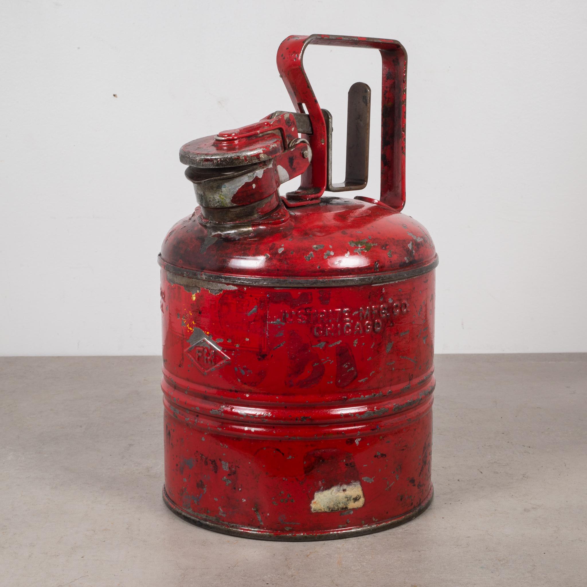 20th Century Vintage Safety Gas Can, circa 1940