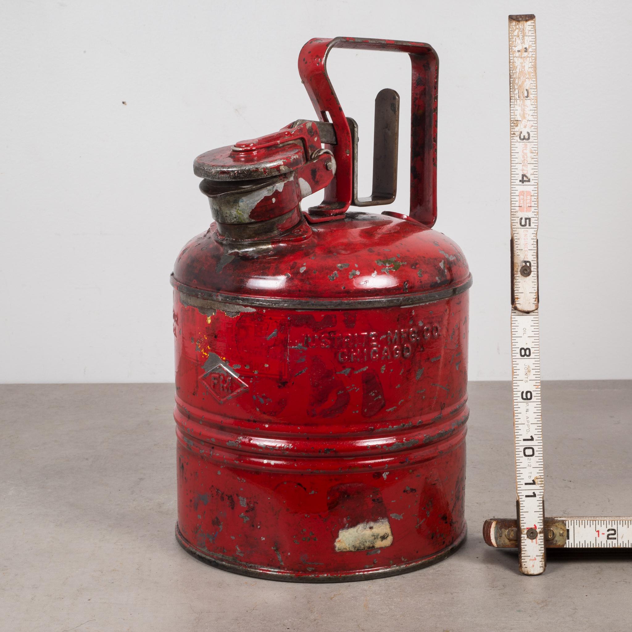 Metal Vintage Safety Gas Can, circa 1940