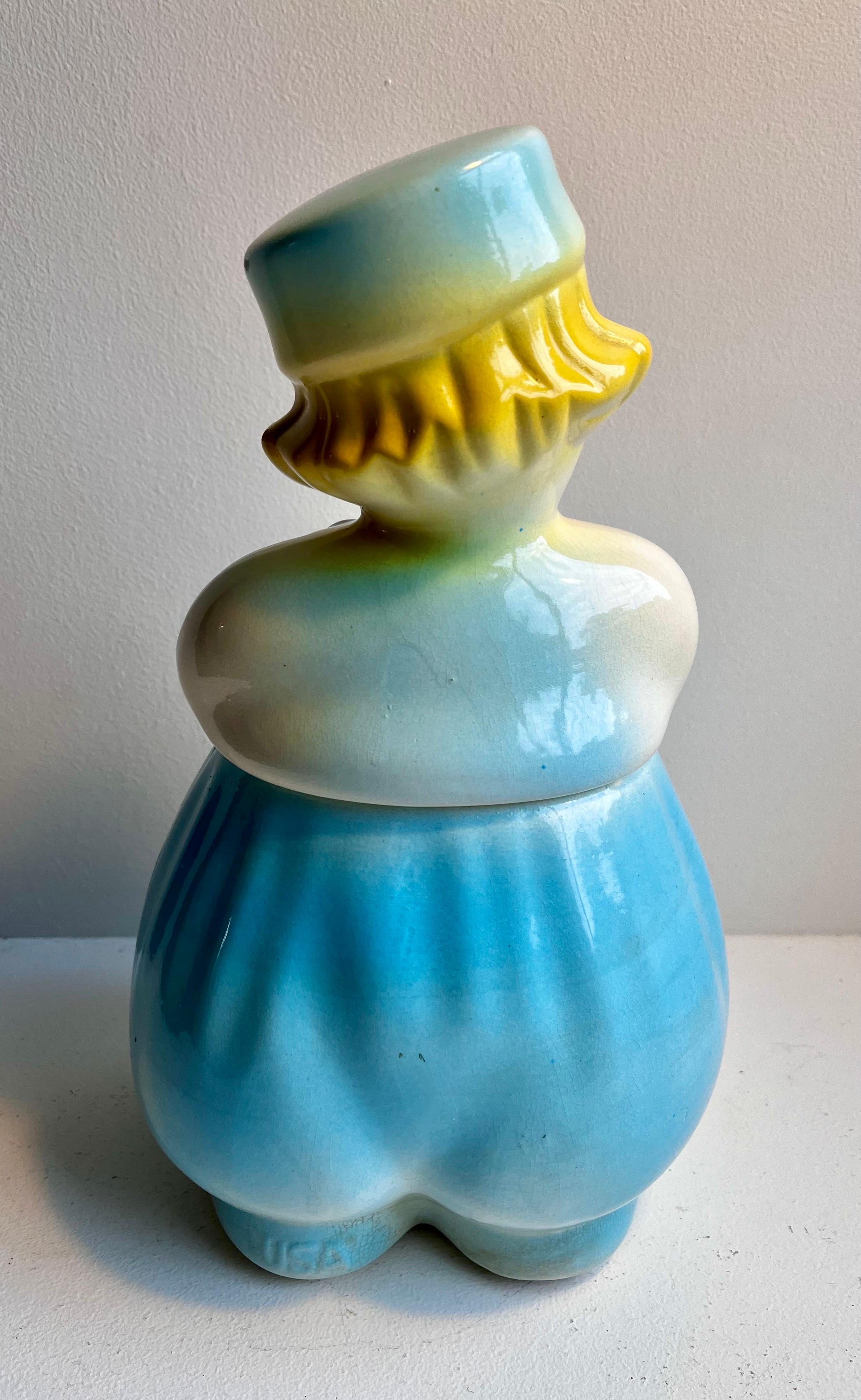 American Vintage Sailer Dutch Boy Cookie Jar, c. 1940
