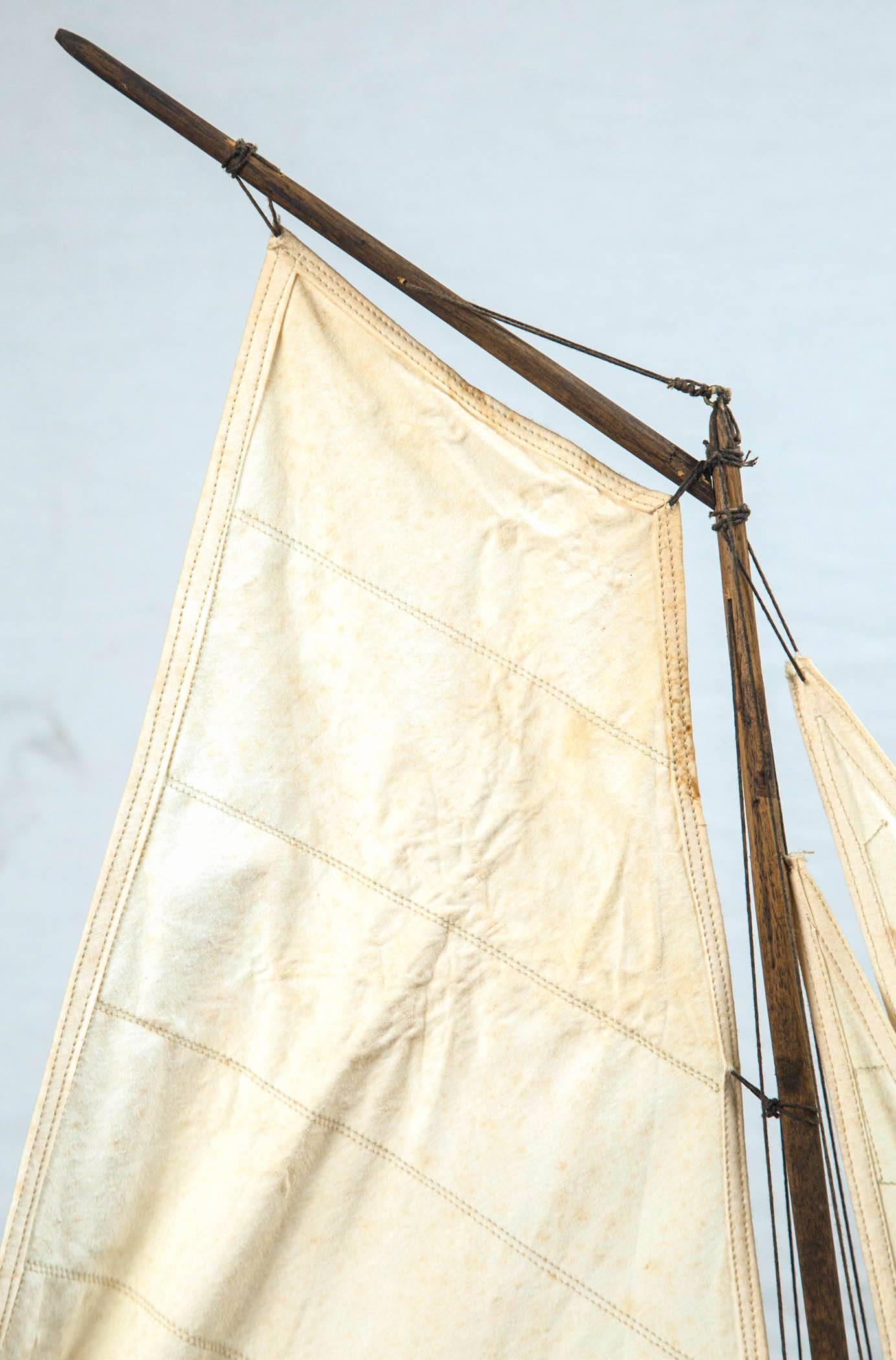 Écossais Vintage Sailing Pond Boat:: 'Yacht Ailsa':: circa 1930:: Scotland