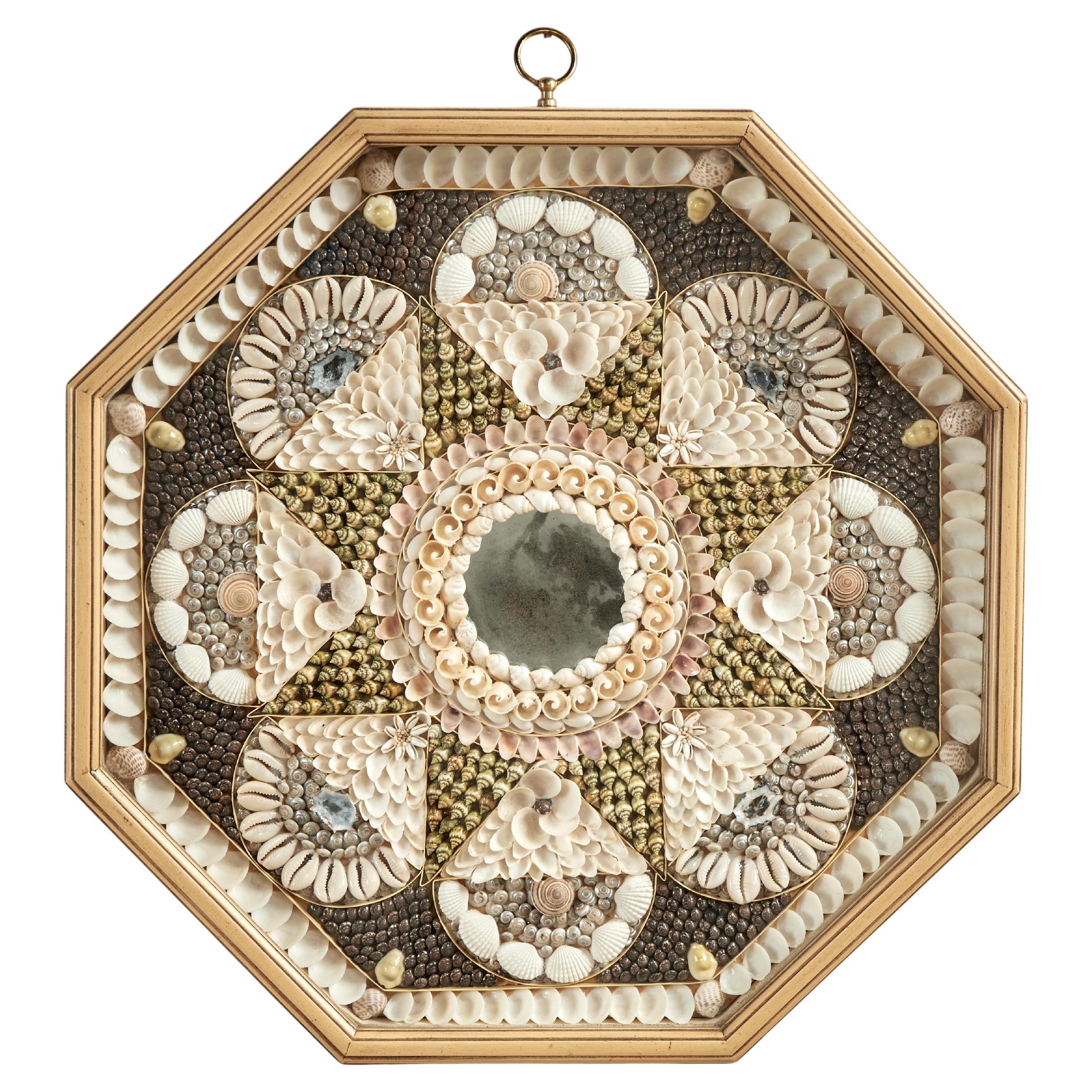 Vintage Sailors Valentine with Mirror