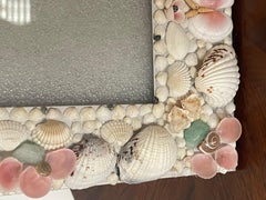 Vintage Sailors Valentines Shell Encrusted Frame