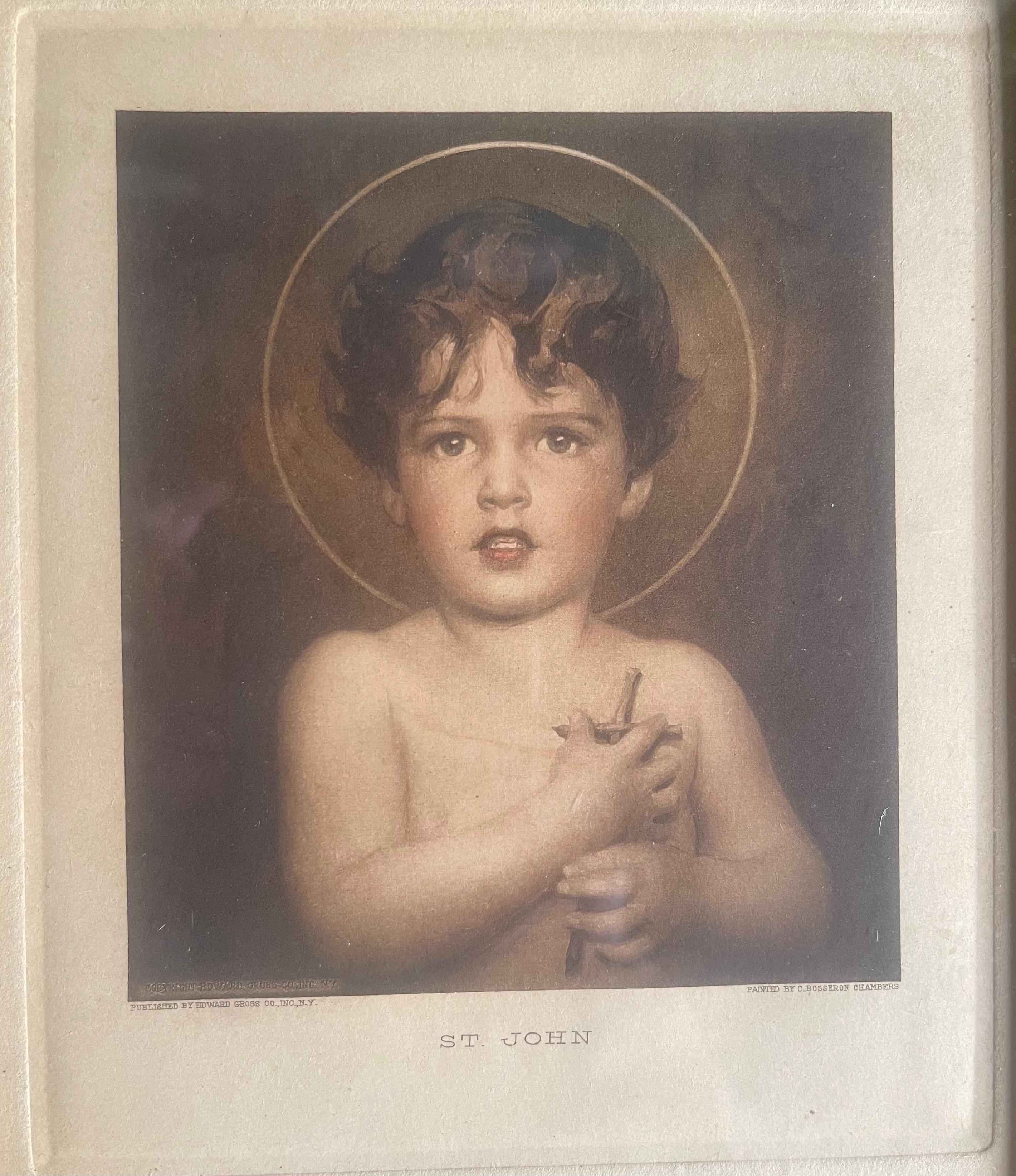 Vintage Saint John Lithograph by Charles Bosseron Chambers For Sale 4