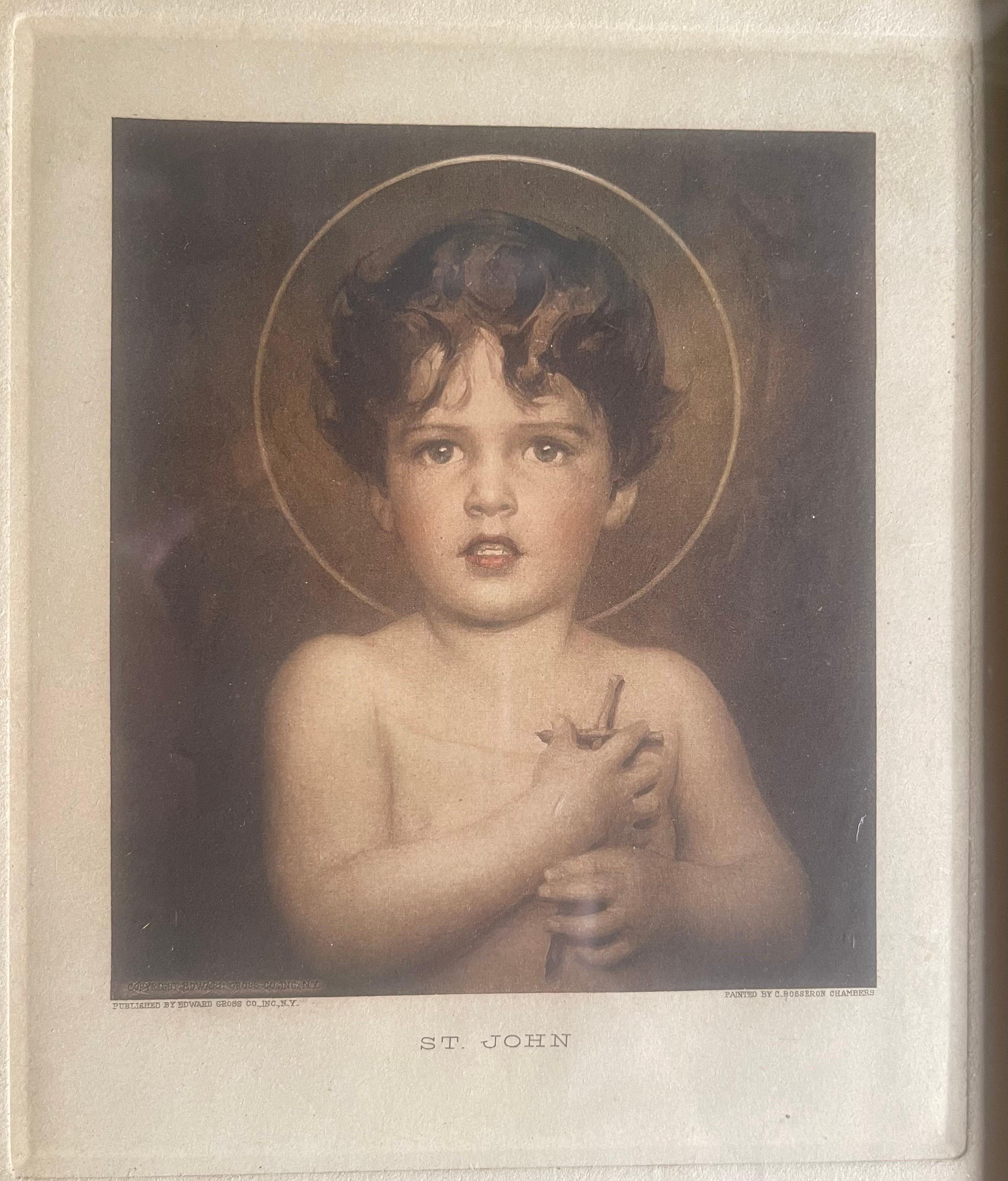 20th Century Vintage Saint John Lithograph by Charles Bosseron Chambers For Sale
