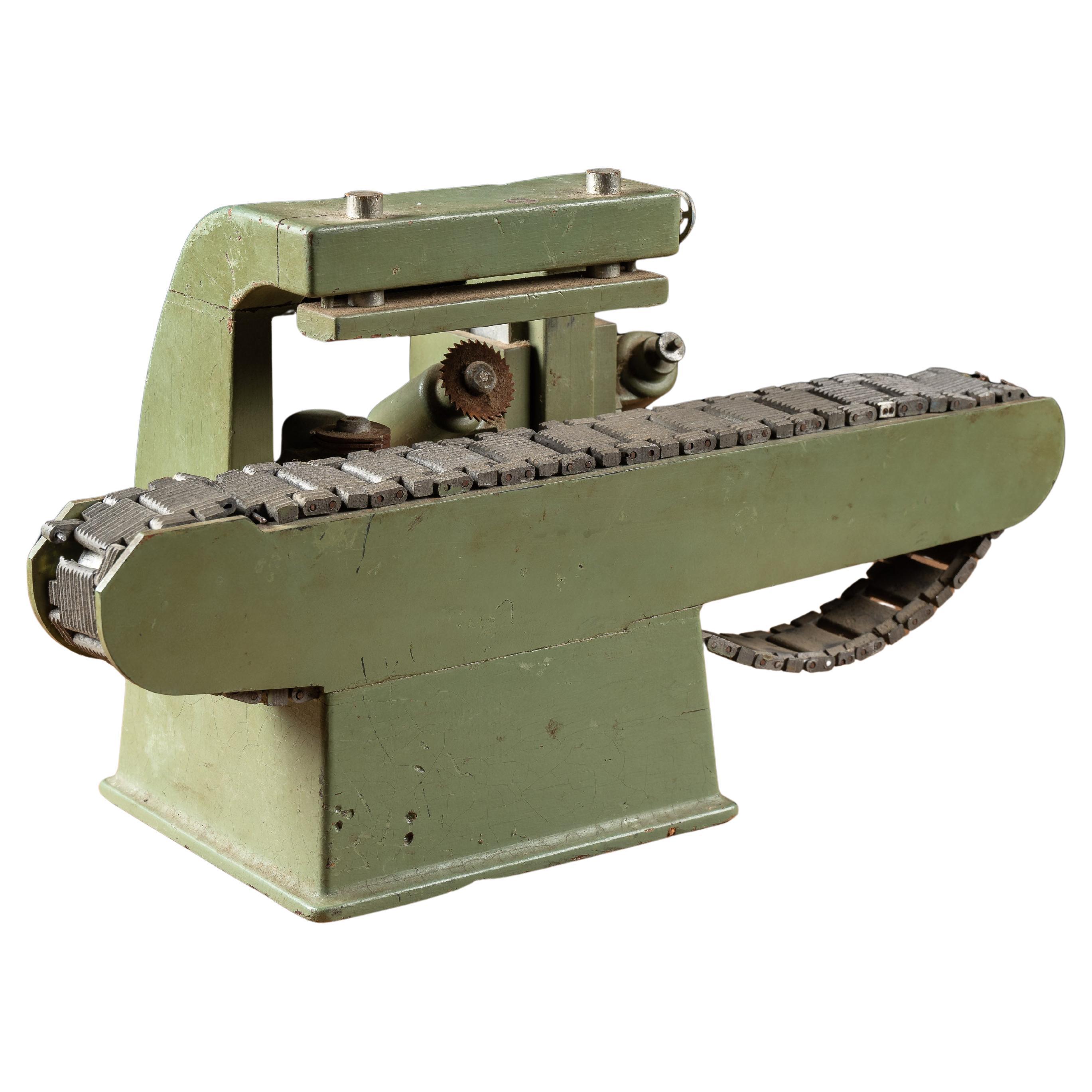 Vintage Salesman Sample Rip Saw with Conveyor Belt