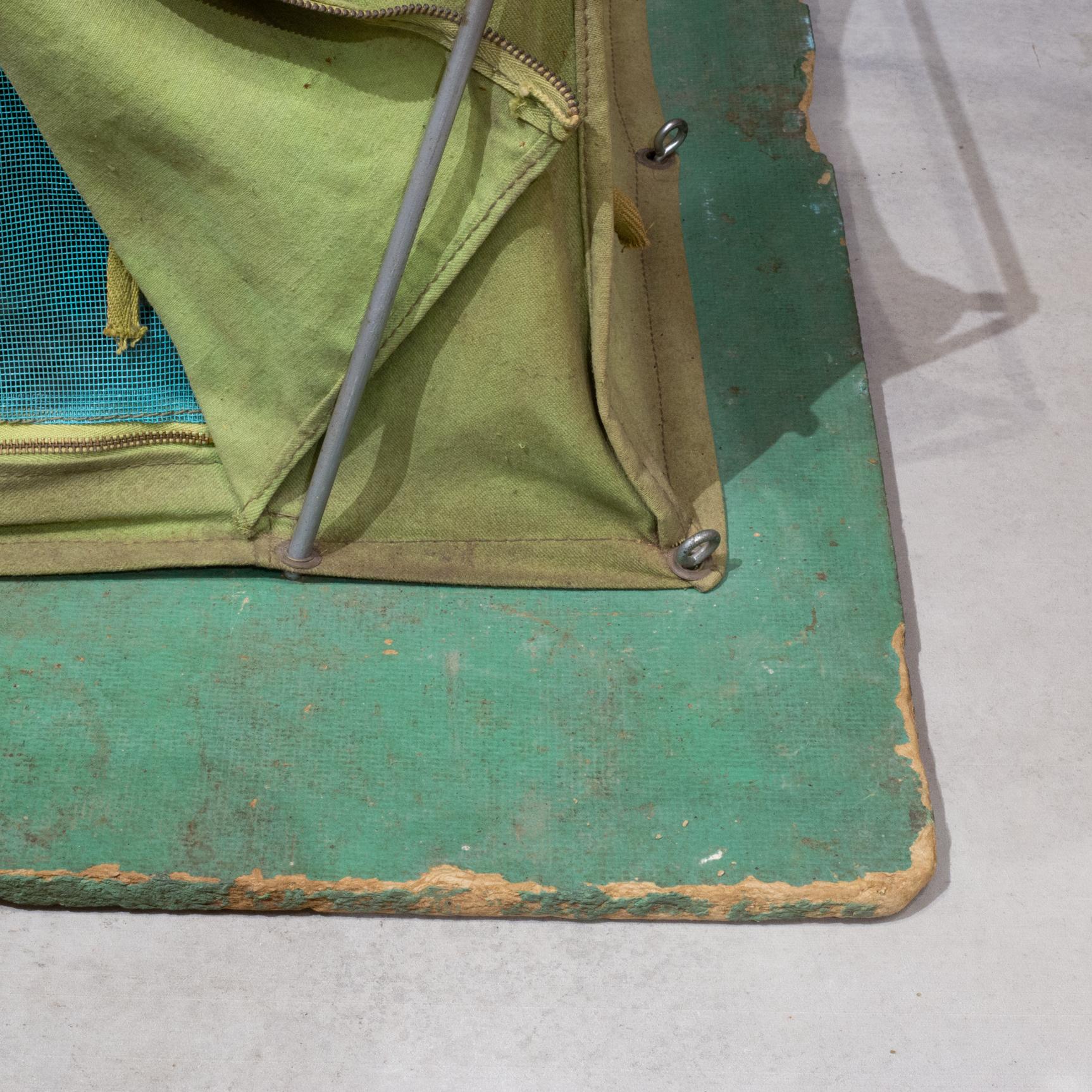 Vintage Salesman's Sample Canvas Camping Tent c.1940 For Sale 8