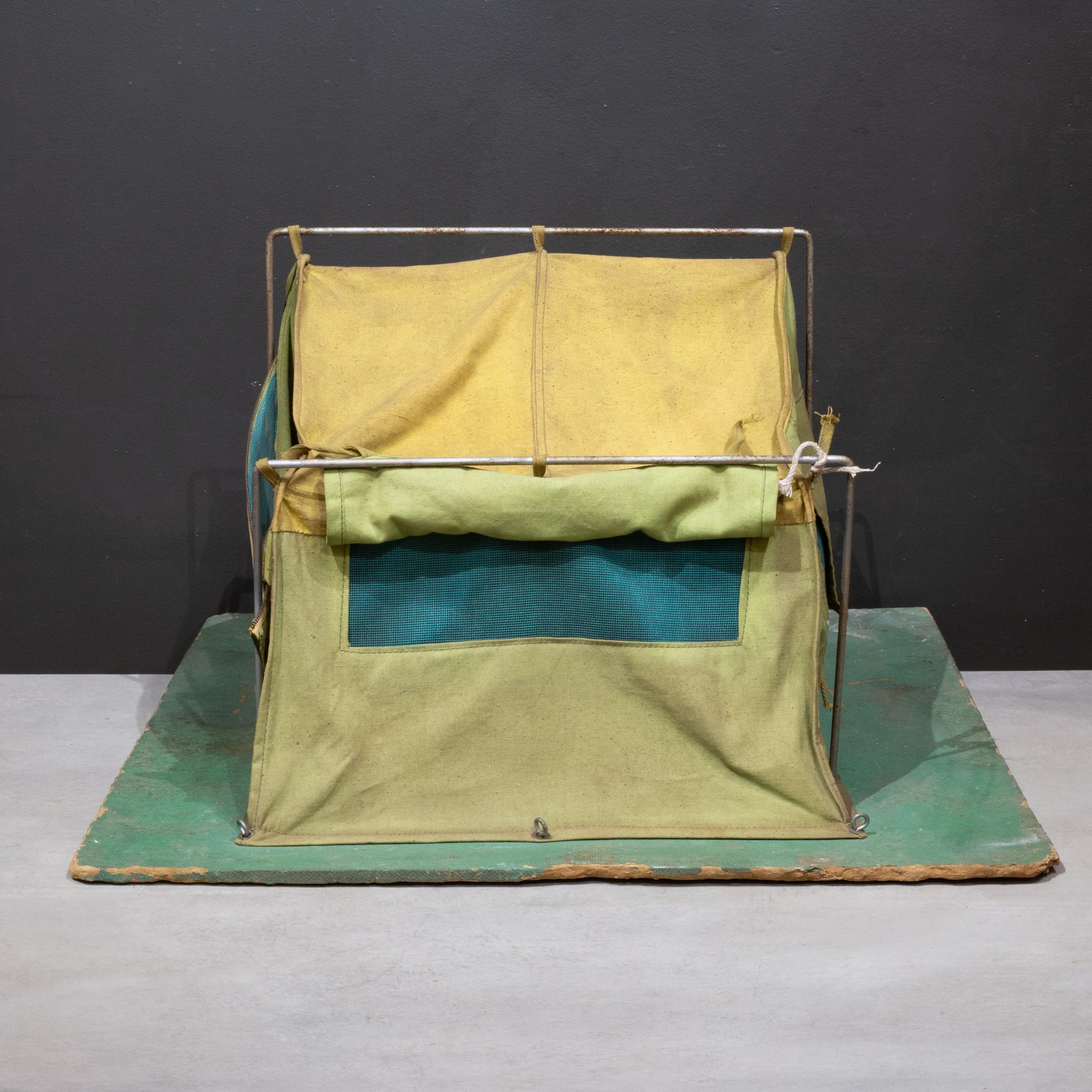 Vintage Salesman's Sample Canvas Camping Tent c.1940 For Sale 3