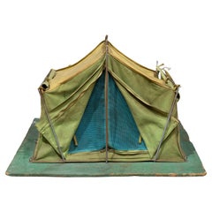 Vintage Salesman's Sample Canvas Camping Tent c.1940