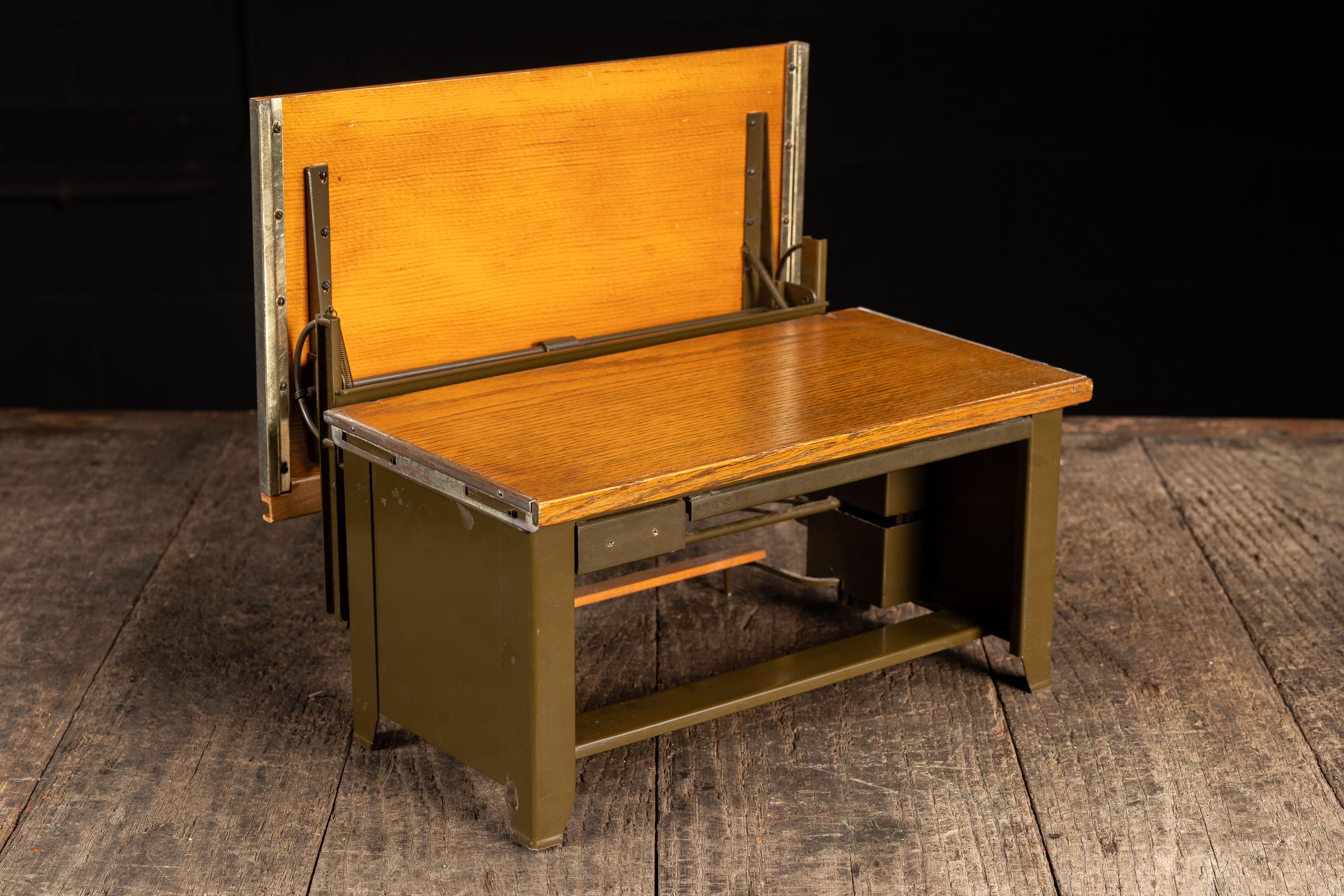 American Vintage Salesmans Sample Drafting Desk by Hamilton For Sale