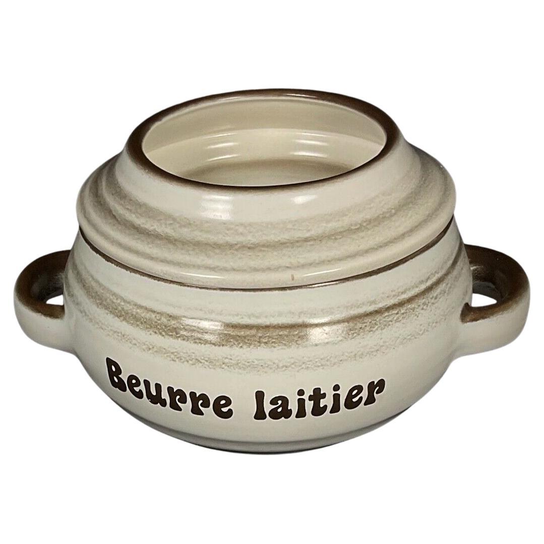 Mantequera Vintage Salins France - Diseño "Auberge Paysanne" - 2Y391