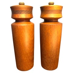 Used Salt and Pepper Mills by Dane Wood of Denmark