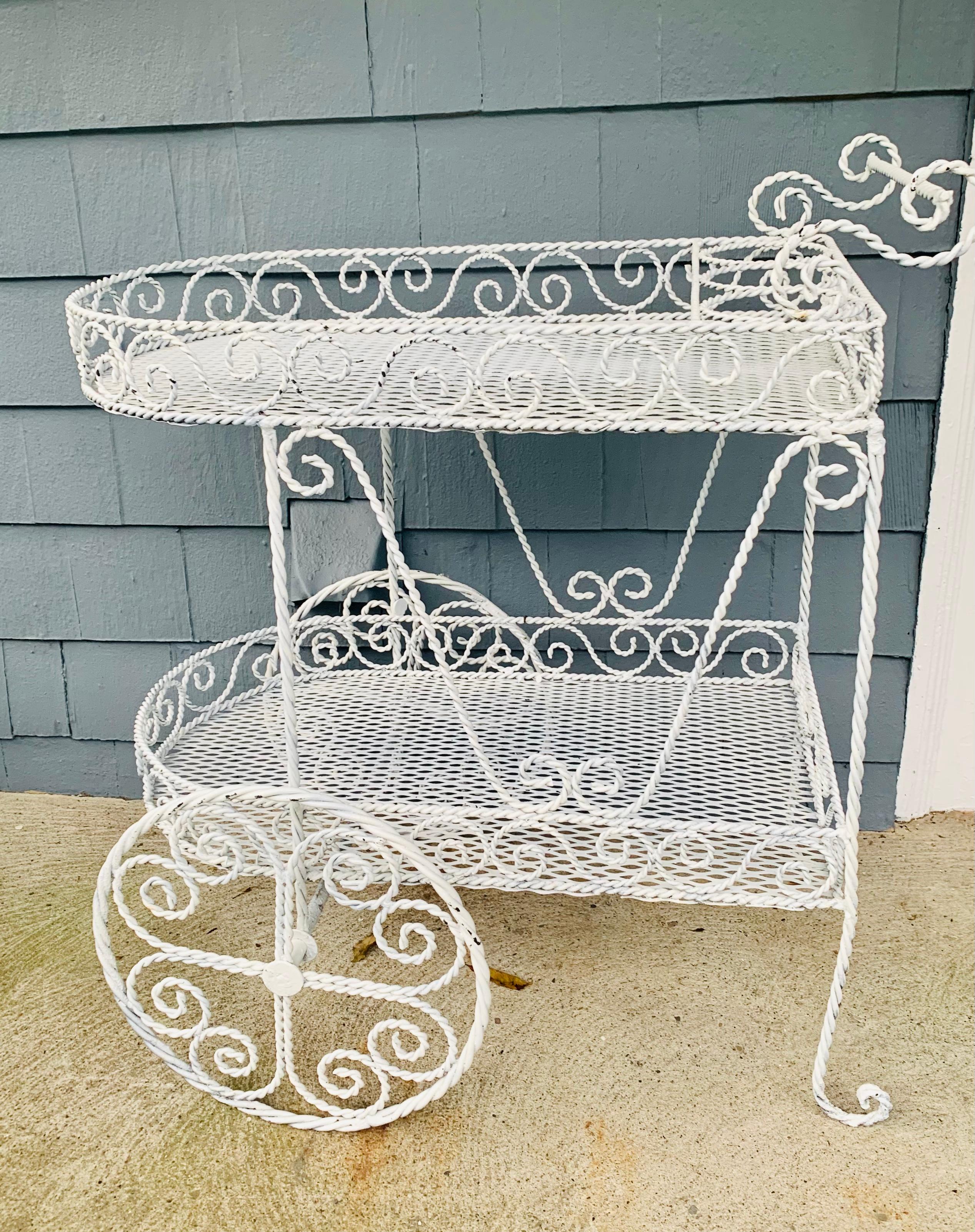 Vintage Salterini bar cart tea trolley

Complimentary Sandblasting and Powdercoating included and will be delivered to your residence in exceptional and restored condition. Protect your investment with SB&PC which adds longevity to the life of