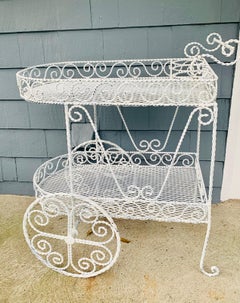 Vintage Salterini Bar Wagen Tee Trolley