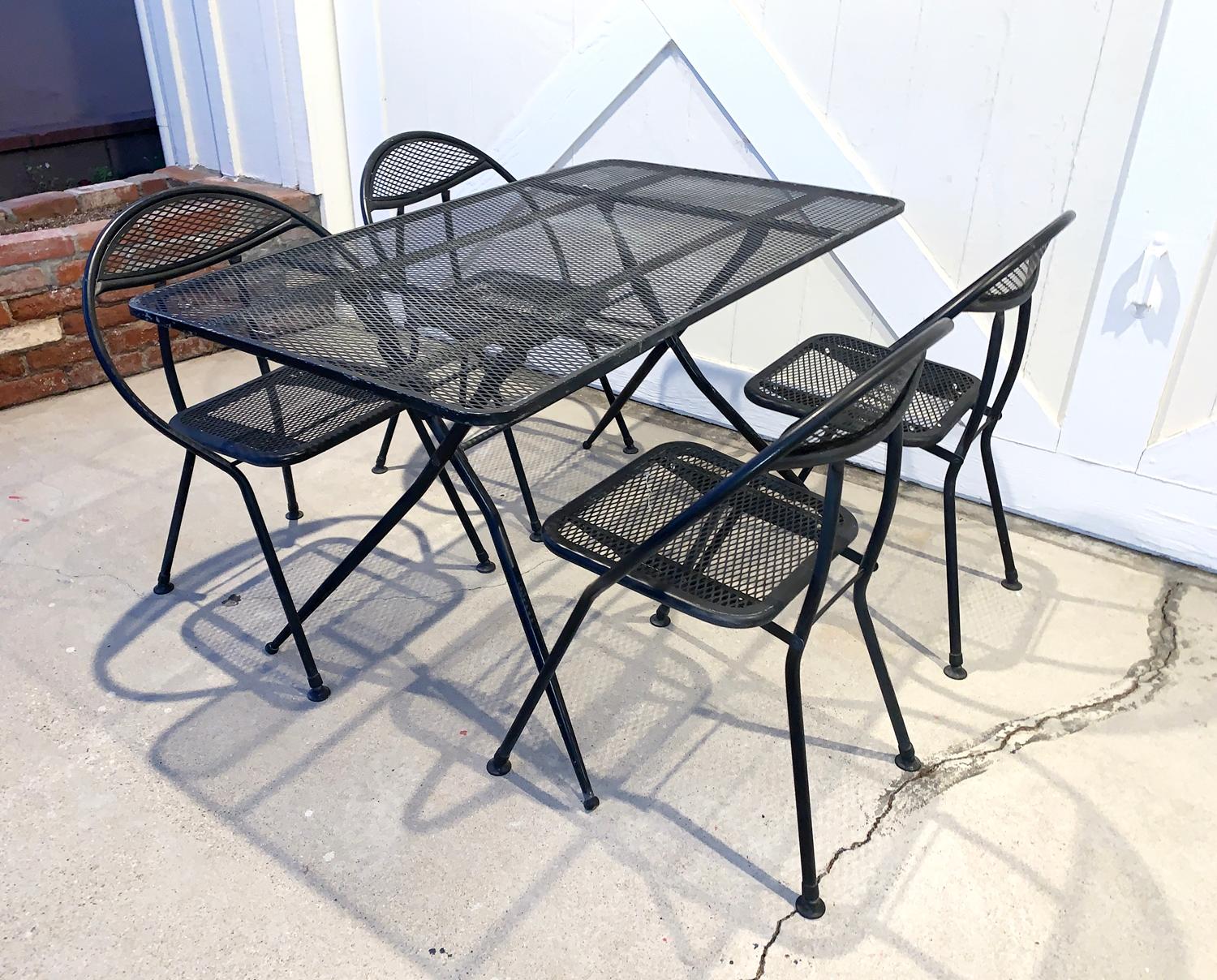 Vintage Salterini by Rid-Jid Folding Patio Set 1