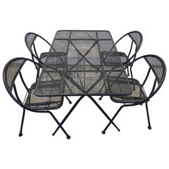 Vintage Salterini by Rid-Jid Folding Patio Set