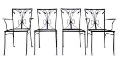 Vintage Salterini Garden Chairs, Set of Four