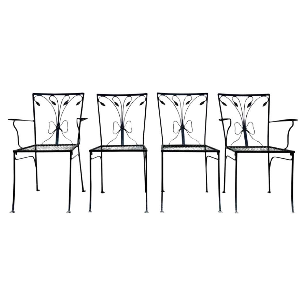 Vintage Salterini Garden Chairs, Set of Four