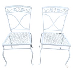 Vintage Salterini Maple Leaf Mount Vernon Dining Chaire A Pair
