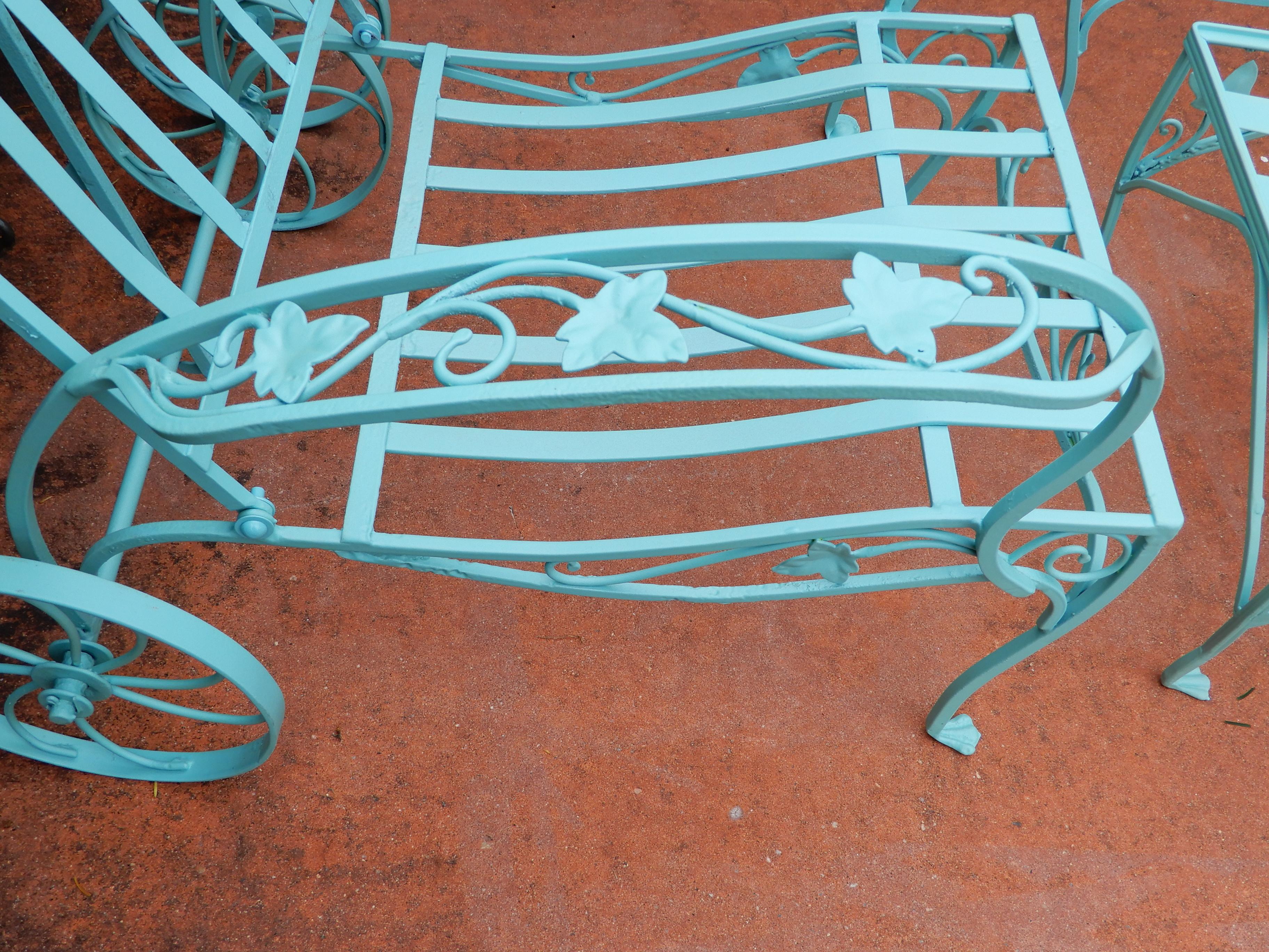 Mid-20th Century Vintage Salterini Pair Chaise Lounges For Sale